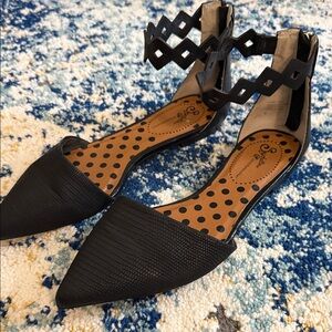Seychelles Dainty Black Flats